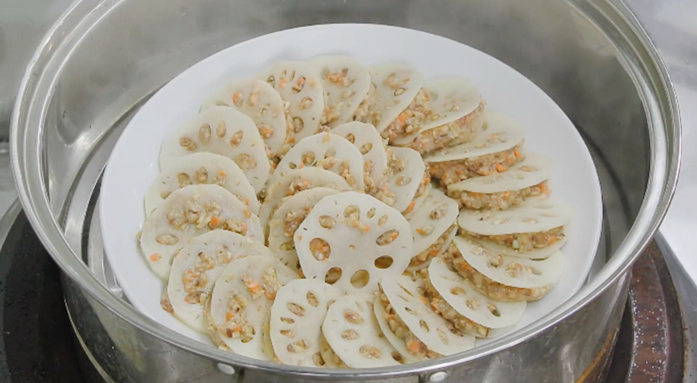 图片[4]-【蒸藕夹】做法步骤图 肺干净了 身体更健康-起舞食谱网