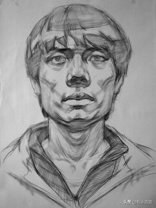 橡皮头，微信头像，橡皮头（分享结构素描高清临摹素材60张）