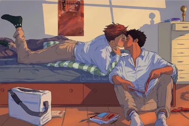 男男爱博客图片，怎么把图片缩小（基友图，这无以言表的基情啊）