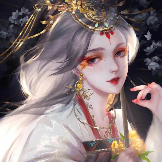 唯美古装女图，微信头像，唯美古装女图（手绘古风女生头像）