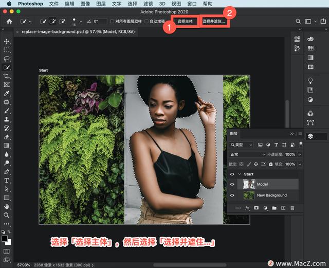 ps工作区隐藏了怎么办，Photoshop工作区面板不见了怎么办（初学者教程如何在图片中创建新背景）
