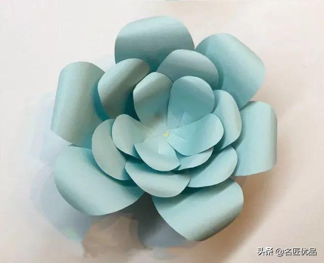 教师节礼物折纸手工花，手工折纸教程（教师节创意手工：一张纸）