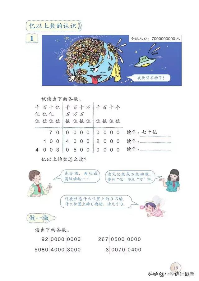 亿以内数的读法，亿以内数的读法和写法（小学人教四年级数学上第1单元《亿以上数的读法》图文讲解+知识点）