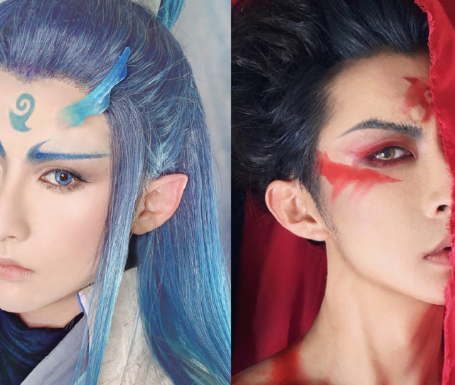 太乙真人也有帅的时候！！！，太乙真人变帅（小梦COS《哪吒》太乙真人年轻版图片）