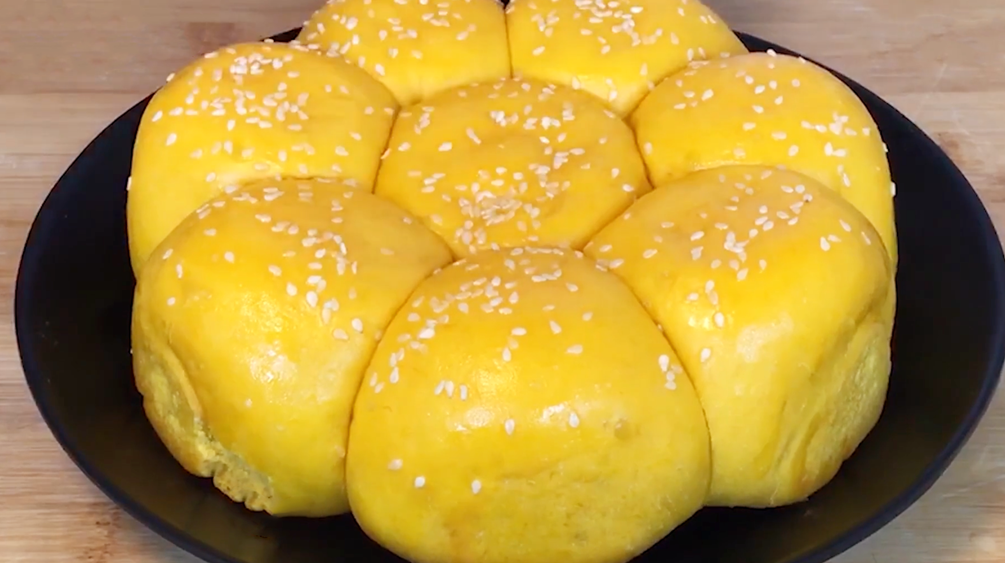 【山藥南瓜面包】做法步驟圖 飯店沒賣 家人特愛吃-起舞食譜網