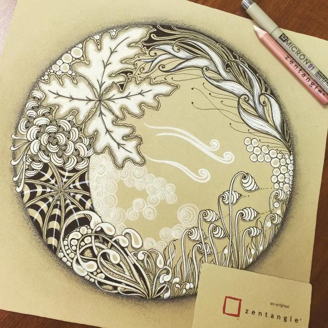 几步画出美丽画面，水粉画教程（5个步骤教你用最普通的笔）