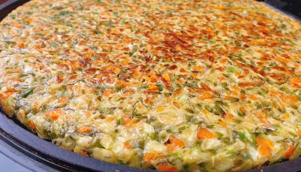 圖片[6]-【槐花雞蛋餅】做法步驟圖 鮮香入味 好吃又解饞-起舞食譜網