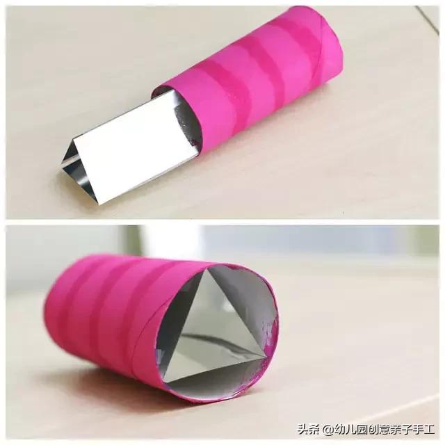 万花筒制，万花筒写轮眼（幼儿园创意亲子手工之废旧利用-卷纸筒巧妙改造成万花筒）
