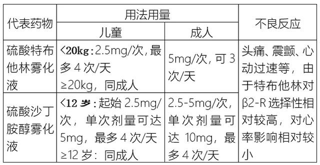 小儿常用的三种雾化药，小孩子做雾化的药有哪几种（常用雾化吸入药物及区别）