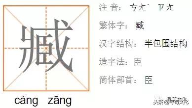 臧作为姓可不可以读第四声，臧怎么读什么意思（臧-汉字的艺术与中华姓氏文化）
