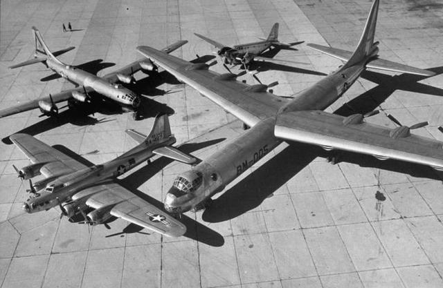 36b胸围是多少厘米，大而无当的临时占位——“6桨4喷”B-36轰炸机