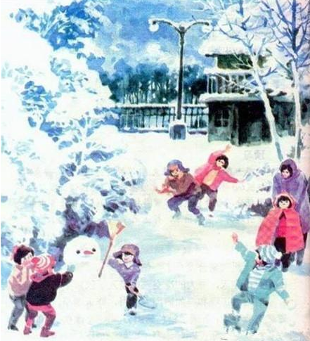 小狗画梅花小猫画什么，小狗画梅花,还有什么画什么（曾经的小学语文插图你还记得几张）