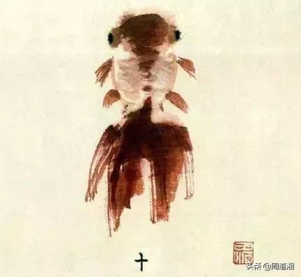 金鱼画法步骤图解,国画写意鲤鱼、金鱼的画法 金鱼画法步骤图解,国画写意鲤鱼、金鱼的画法