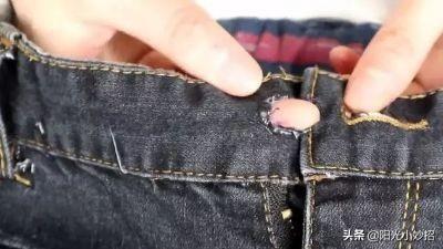 裤子破了个洞怎么补好看又简单，裤子破了个洞怎么补救（只要一毛钱硬币就能修好）
