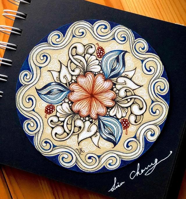 几步画出美丽画面，水粉画教程（5个步骤教你用最普通的笔）