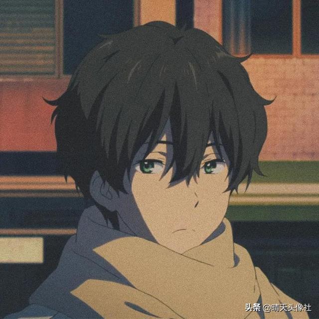 折木奉太郎头像微信（20张），折木奉太郎头像黑白微信（头像 ， 冰菓·折木奉太郎）