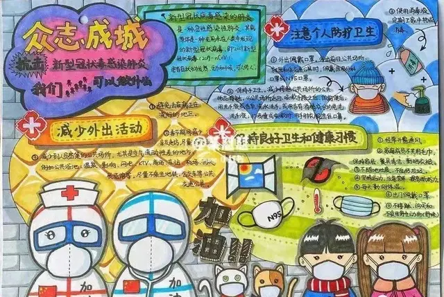 关于新型冠状病毒的手抄报，有关新型冠状病毒的手抄报怎么画（2020新型冠状病毒手抄报素材大全）