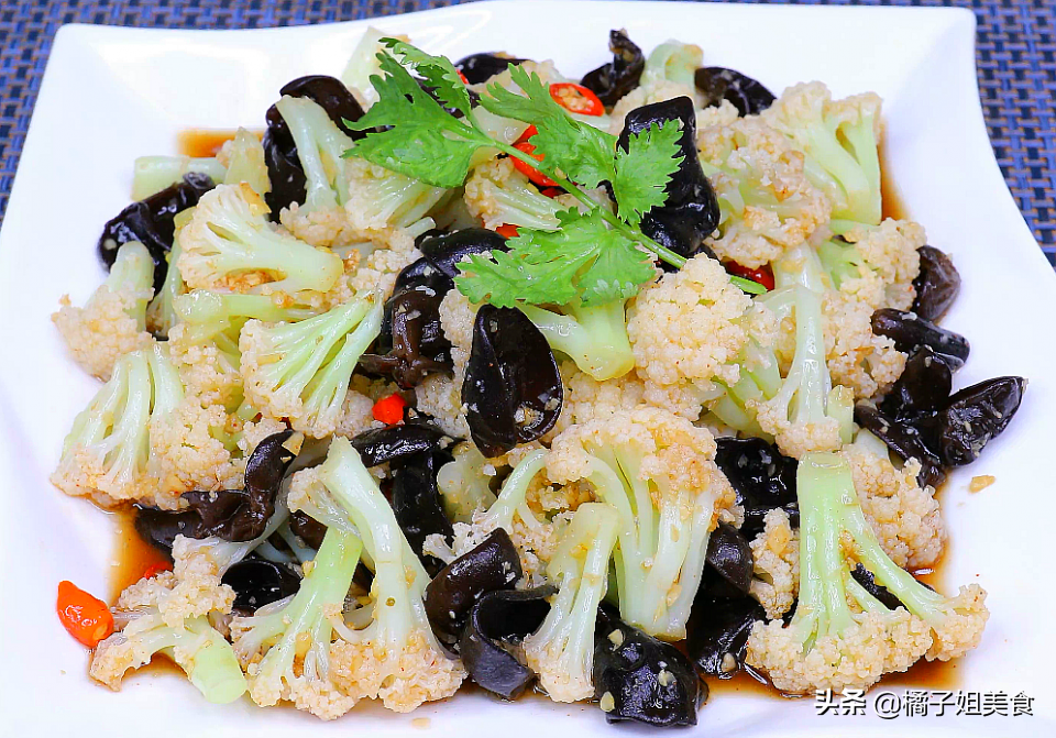 图片[6]-凉拌花菜黑木耳做法 开胃下饭 上桌瞬间被扫光-起舞食谱网