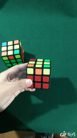 4阶魔方教程，4阶魔方教程 1~7步骤（全动图展现神奇魔方还原方法）