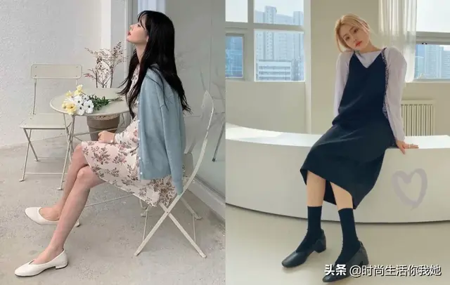 麻豆网官网萧萧麻豆网，2020春季最时尚穿搭“平底+裙”