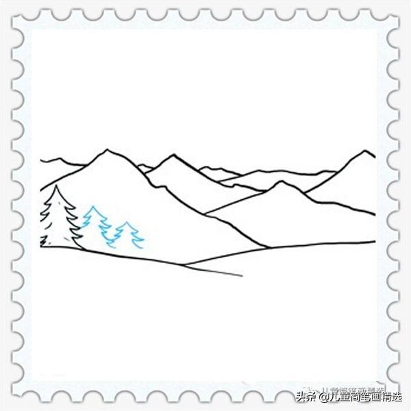 简笔画----风景画的简易画法，画简笔画 风景（儿童简笔画精选-风景画）