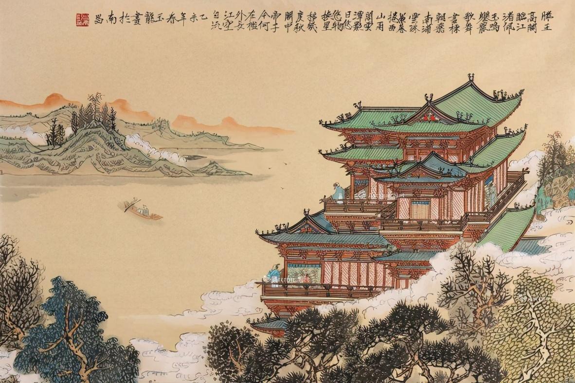 落霞与孤鹜齐飞,秋水共长天一色:王勃的《滕王阁序》好在哪里?