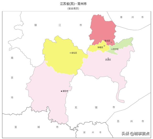 江苏地级市有哪些，江苏苏南苏北有哪些城市（详细版江苏省行政区划图）