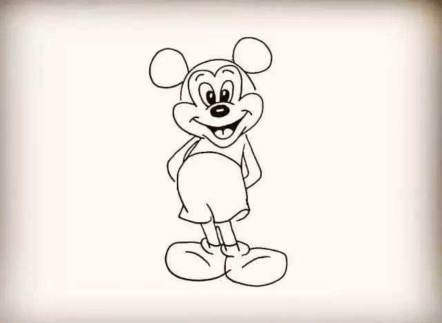 大耳朵图图简笔画，简笔画大耳朵图图简单画法（迪斯尼经典动画之米奇、米老鼠最简单的画法）