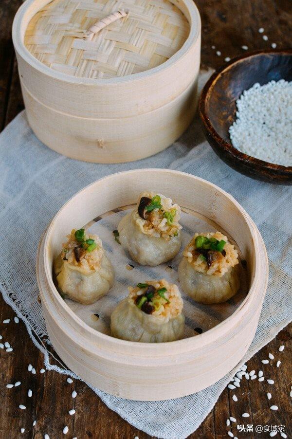 香菇烧麦的做法，简单易做的素食美味，香菇烧麦