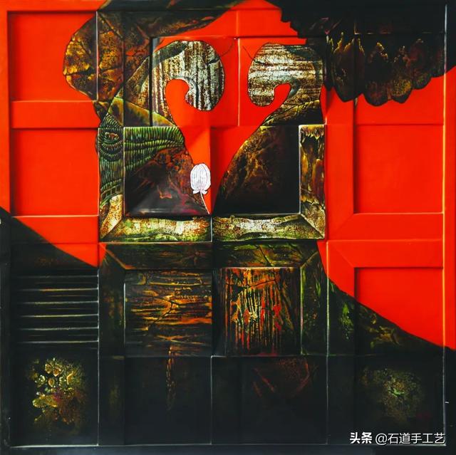 磨漆画（越南磨漆画，天真率性——任宏的漆画艺术（磨漆画工艺）