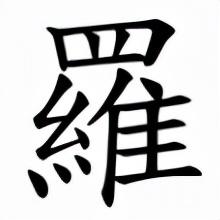 罗字的繁体字多少笔画，罗字的繁体字是多少画（罗字字义和字形演变）