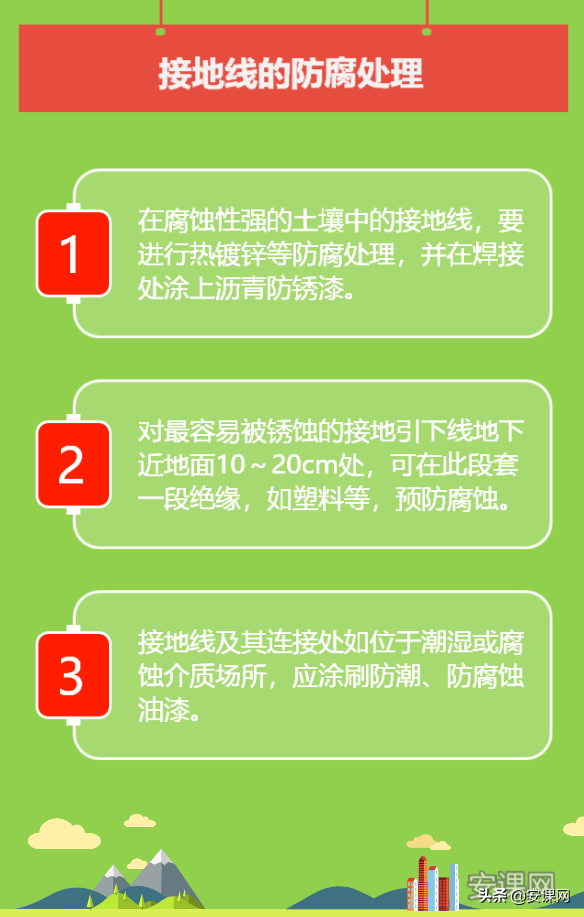 地线怎么接地视频方法，地线怎么接地多深（接地装置的组成——3、接地线）