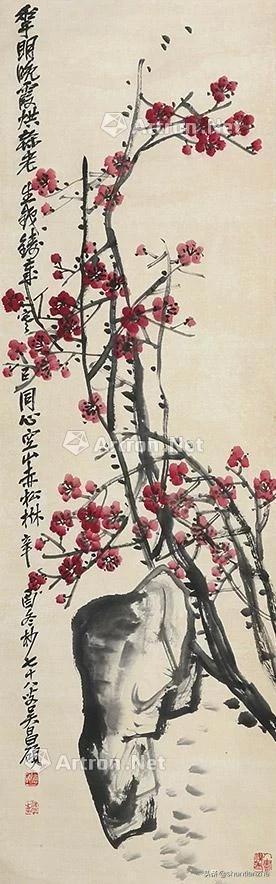 写意梅花100种画法，构图一百例，学完够用了