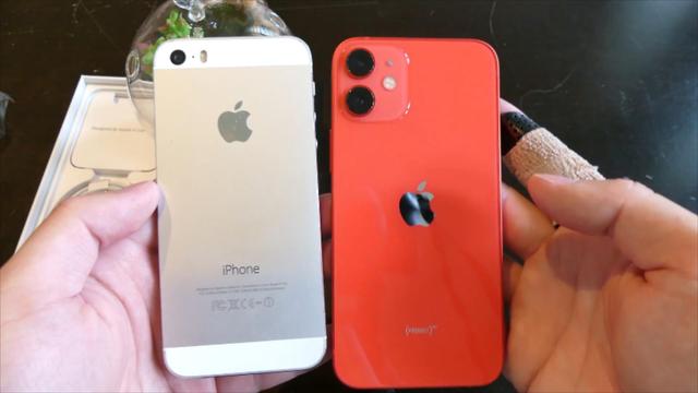 iPhone12mini和iPhone5s真机深度对比