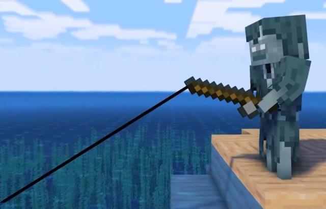 我的世界怎么钓鱼，我的世界怎么钓鱼手机版（根本没有钻石）