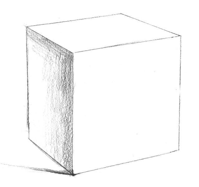 石膏几何体，石膏几何体素描教程（分步骤讲解三种石膏几何体画法）