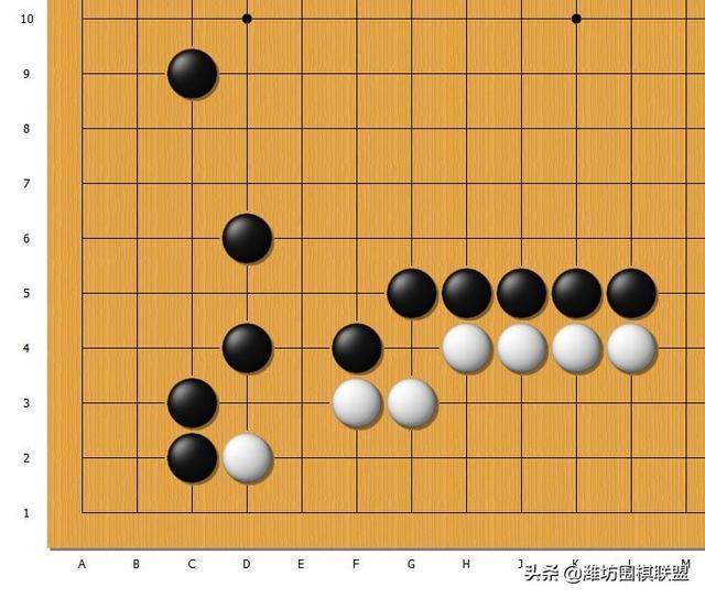围棋三十六种杀法，围棋的基本杀法——虎口逃生杀法（8种\