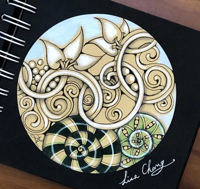 几步画出美丽画面，水粉画教程（5个步骤教你用最普通的笔）