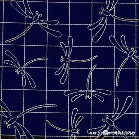 刺子绣入门针法教程，精致优雅的刺子绣