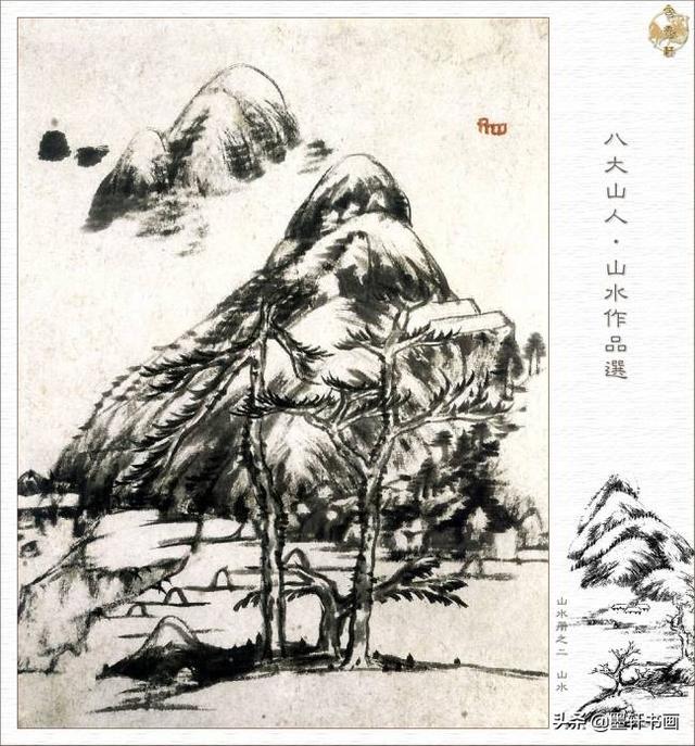 朱耷代表作品有哪些，朱耷著名作品（八大山人朱耷·花鸟作品精選）