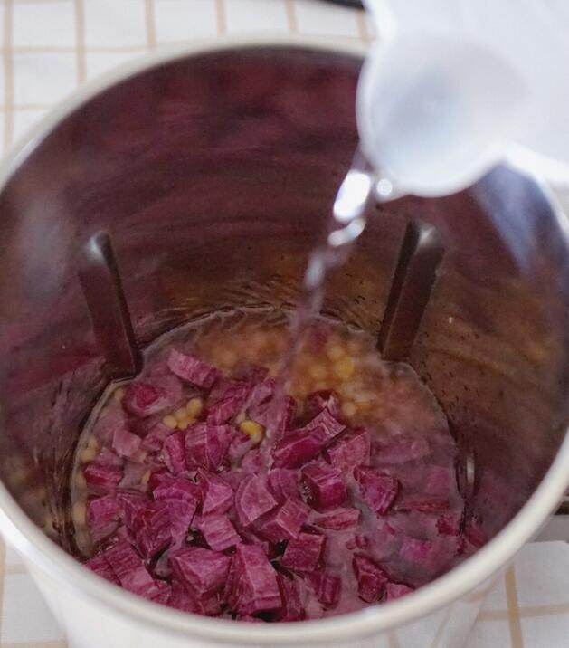 图片[4]-【紫薯豆浆】做法步骤图 增强抵抗力 越吃越年轻！-起舞食谱网