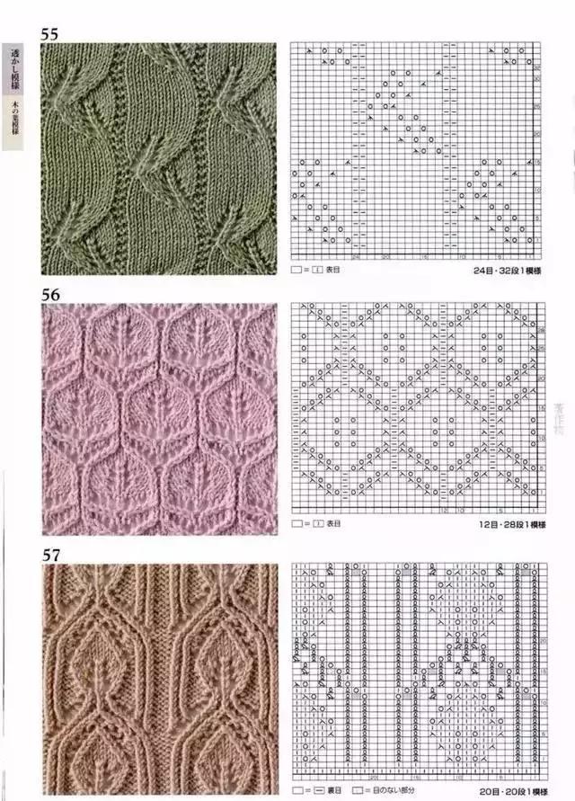 织围巾的花样，围巾编织花样5000款式（织毛衣、围巾、帽子、手套编织花样图纸大全）