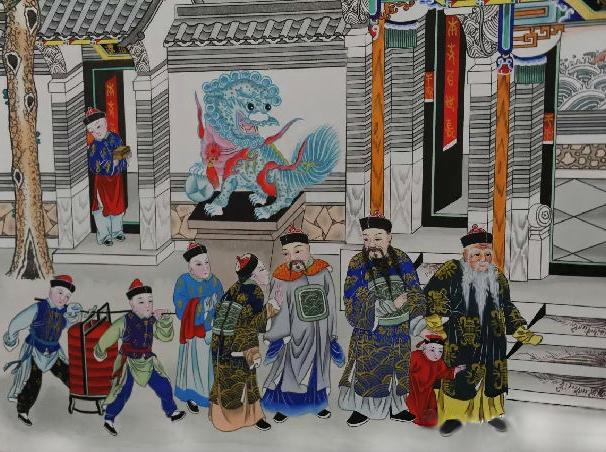 扑灰年画，扑灰年画图片（中国一绝《扑灰年画》汉族传统民间艺术）