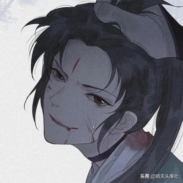 回头图片伤感男动漫古风，动漫男头  古风 伤感微信（古风动漫男生头像）