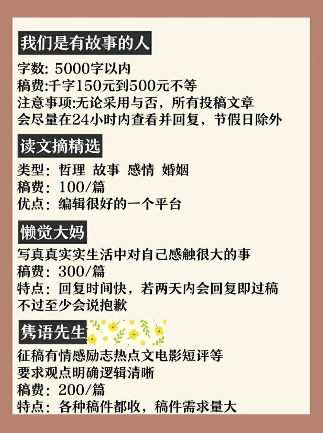 写文章赚钱的平台(十大新手投稿公众号)