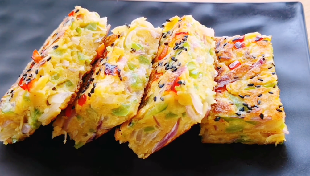 【洋蔥雞蛋烙餅】做法步驟圖 不炒不腌不涼拌 孩子隔天就想吃-起舞食譜網