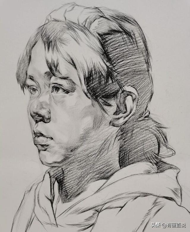 橡皮头，微信头像，橡皮头（分享结构素描高清临摹素材60张）