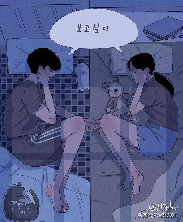 韩国插画师Myeong-Minho甜蜜日常插画，myeong minho插画师（成为少女们都想要的爱情图片）