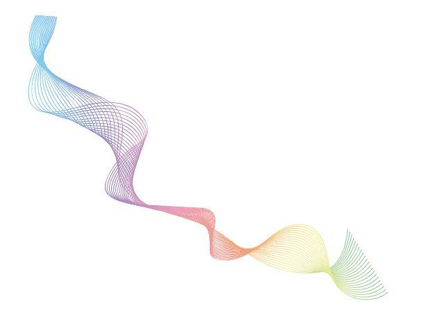 ai怎么画波浪线，Ai怎么画波浪线（AI多彩波浪线）