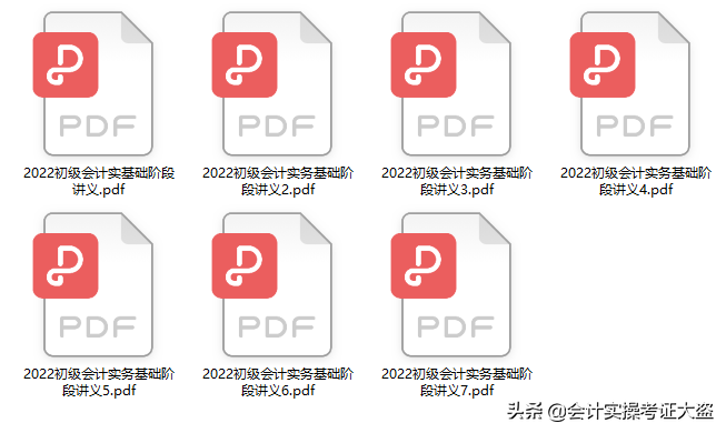 初级会计实务pdf（2022年初级会计实务复习讲义）